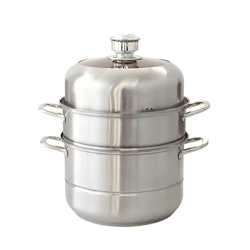YISPOT 304 Stainless Steel Timer Steamer Pot