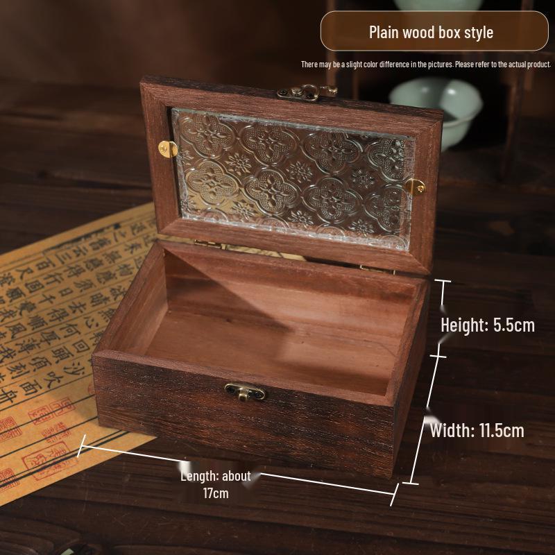Song Brocade Jewelry Box DIY Kit: Handmade Solid Wood, Chinese Retro Gift for Mother s Day Select Required for Order