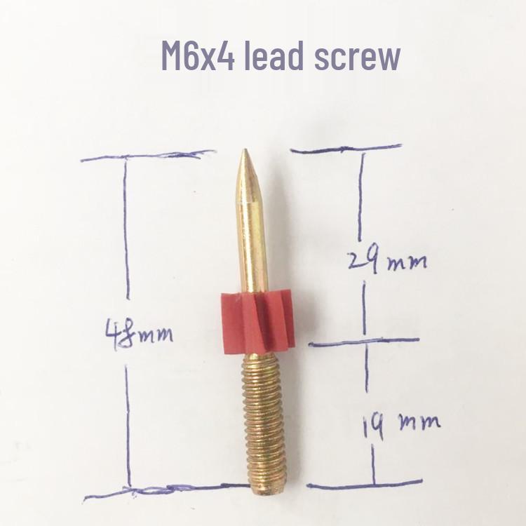 

Threaded M6/M8 Nail Gun Screws & Concrete Steel Nails M6×48 [100 pieces]