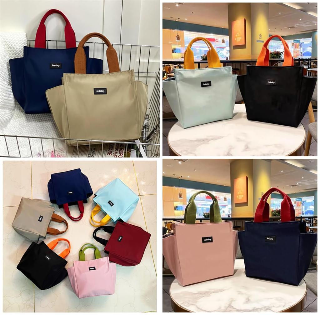 Mini Tote Bag for Canvas Tote Easy To Lunch Commuting Handbag [SEYIXU] Women, Bag, Small, Adult, Cute, Stylish, Lightweight, Functional, Use, Bag,