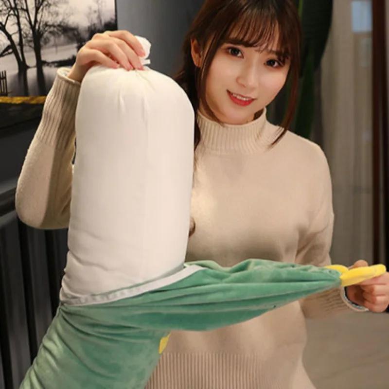 Lovely Cartoon Cylindrical Long Pillow Detachable Washable Side Sleeping Body Pillows Soft Pregnancy Sleep Leg Gripper Pillows