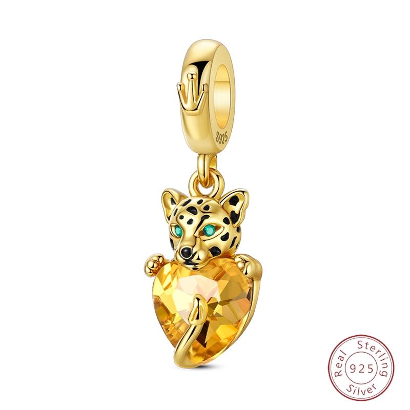 Sweety Copper Cake Poodle Crown Flowers Lover Luminous Charms Beads Fit 3Mm Bracelets Diy Fine Jewelry Making