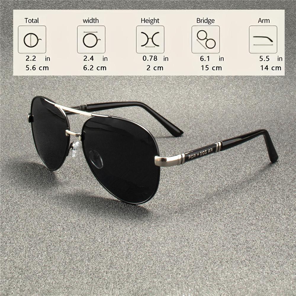 Sunglasses Men Metail Frame Quality Sun Glasses Brand Design Male Glasses Fishing Driving Goggles