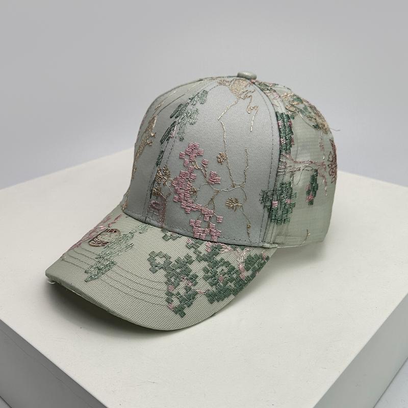 Chic Butterfly Elegant Baseball Caps Casual Sun Protection Air Permeable Outdoor Use Peaked Hats All-Match Fashion Vintage Ins Latest Women China