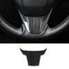 1PCS Trim Steering Wheel Sheet Cover Black Titanium For Honda CRV CR-V 2017-2022