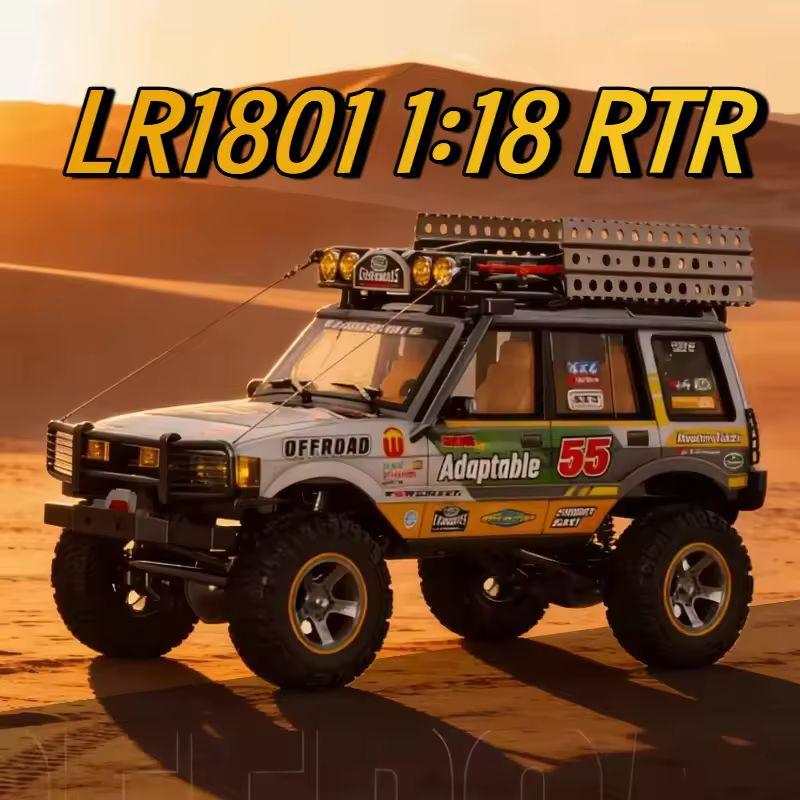 Nuevo 1:18 Lr1801 Coche de Control Remoto Rc Profesional, Coche de Escalada Todoterreno Tracción a las Cuatro Ruedas Doble Velocidad Modelo de Coche de Juguete Regalo para Niño