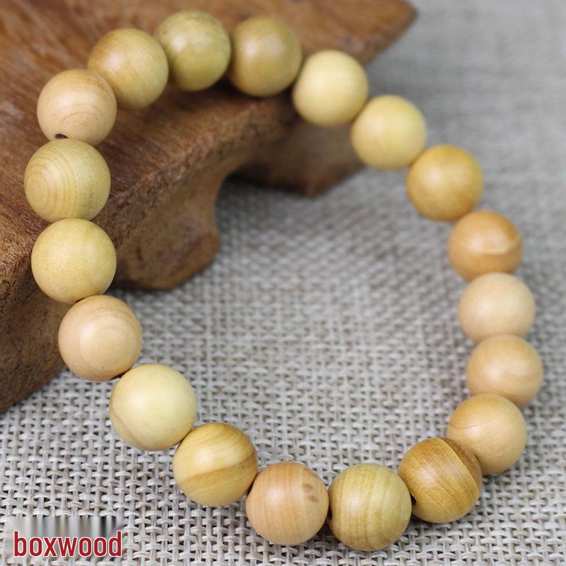 Sandalwood 10MM Single Loop Bracelets - Unisex Buddhist Beads Rosary Jewelry