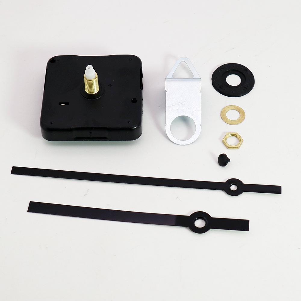 Clock Movement Set with 2 Styles of Metal Hands and Long Shaft Silent DIY Bulk