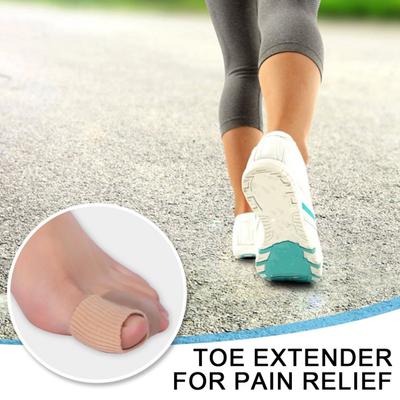 Zehenstrecker Anti-Rutsch Doppelring Zehentrenner für überlappende Zehen & Hallux Valgus