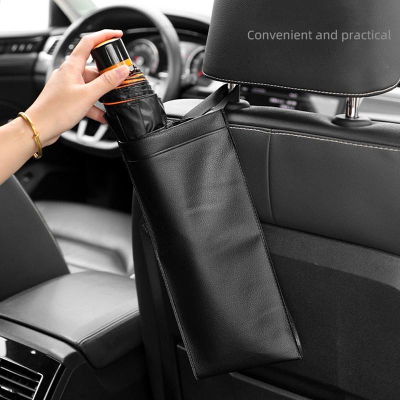 Collapsible Auto Seat Back Storage Bag Waterproof Hanging Container For Car Interior Various Size Suitable For Vehicles