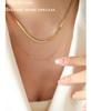 Chic European & American Trendy Double-Layer Blade Chain Necklace: Versatile Hot Girl Fashion Clavicle Piece