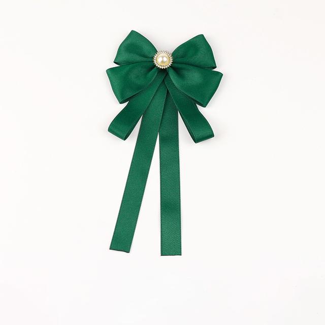 Handmade Bowknot Brooch Fabric Bow Tie British Style Female Shirt Collar Pins Fashion Jewelry Brooches For Women Accessories