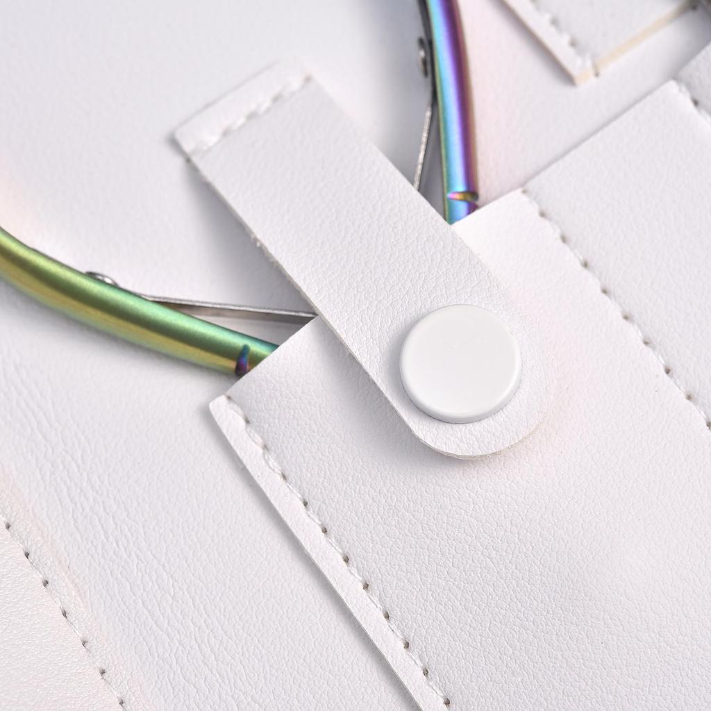 37 Positionen Nagelfräser-Bit Organizer Tasche Tragbarer Halter PU-Leder Schleif-Polierkopf Taschen Aufbewahrungspaket Maniküre Zubehör