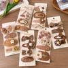 Fashion Coffee Warm Color Basic Hairpin Knit Hairpin Hairpin Hairpin Beautiful Hair Clips In Various Styles