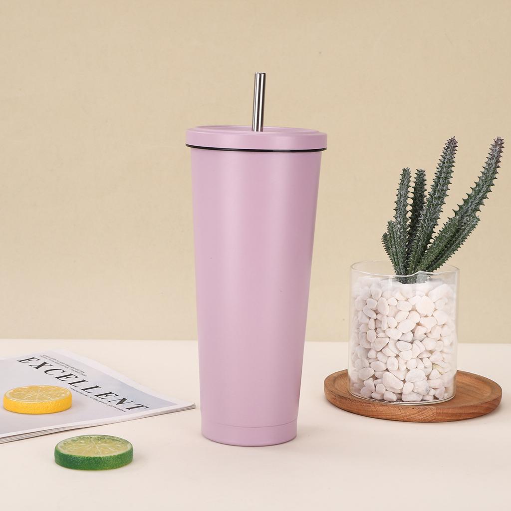 Rostfritt stål Svart kant Sugkopp Bärbar Bil Gåva Termosmugg Stor Kapacitet Vakuum Kaffemugg