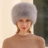 Imitation Fox Fur Grass Autumn and Winter Warm Basin Hat Ear Protection Sweet and Fashionable Korean Version Hat Trendy Women's Outdoor Hat