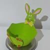 Metal Rabbit Candy Box Exquisite Cut Felt Bunny Basket Portable Cartoon Easter Storage Case Children Gifts
