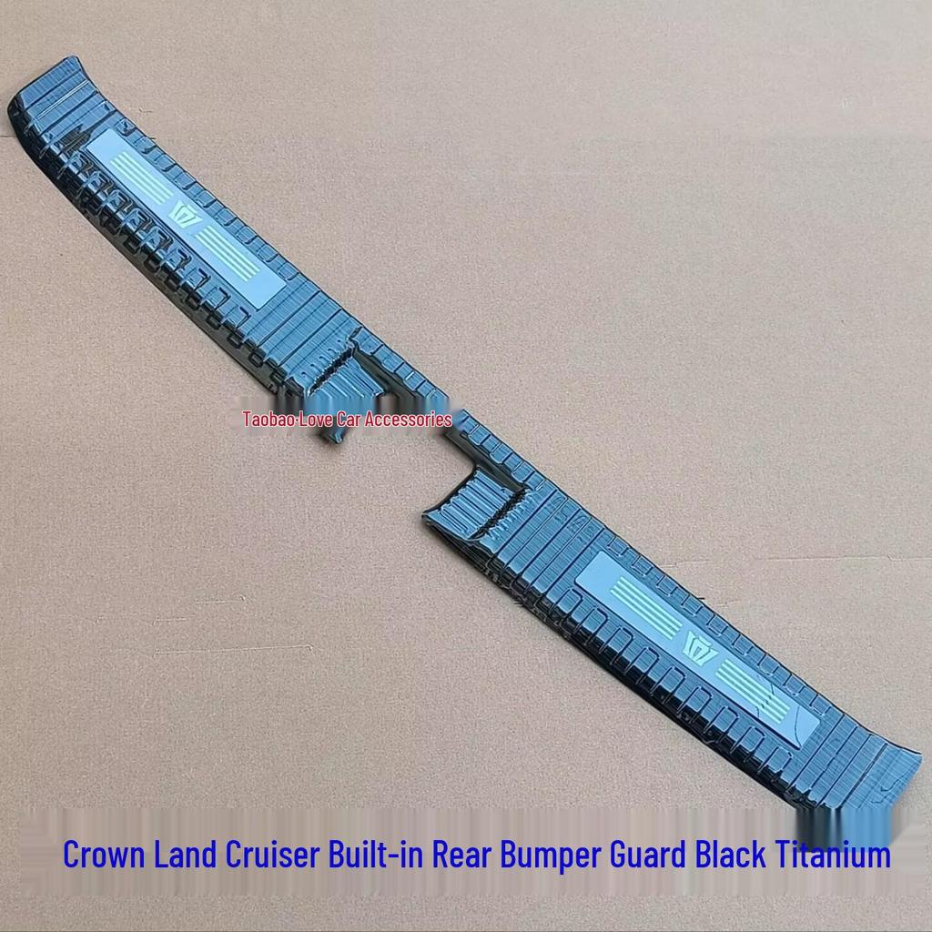 Rear Bumper Guard & Step for 2022-2024 Highlander, Crown Lu Fang Stainless Steel Trunk Protector