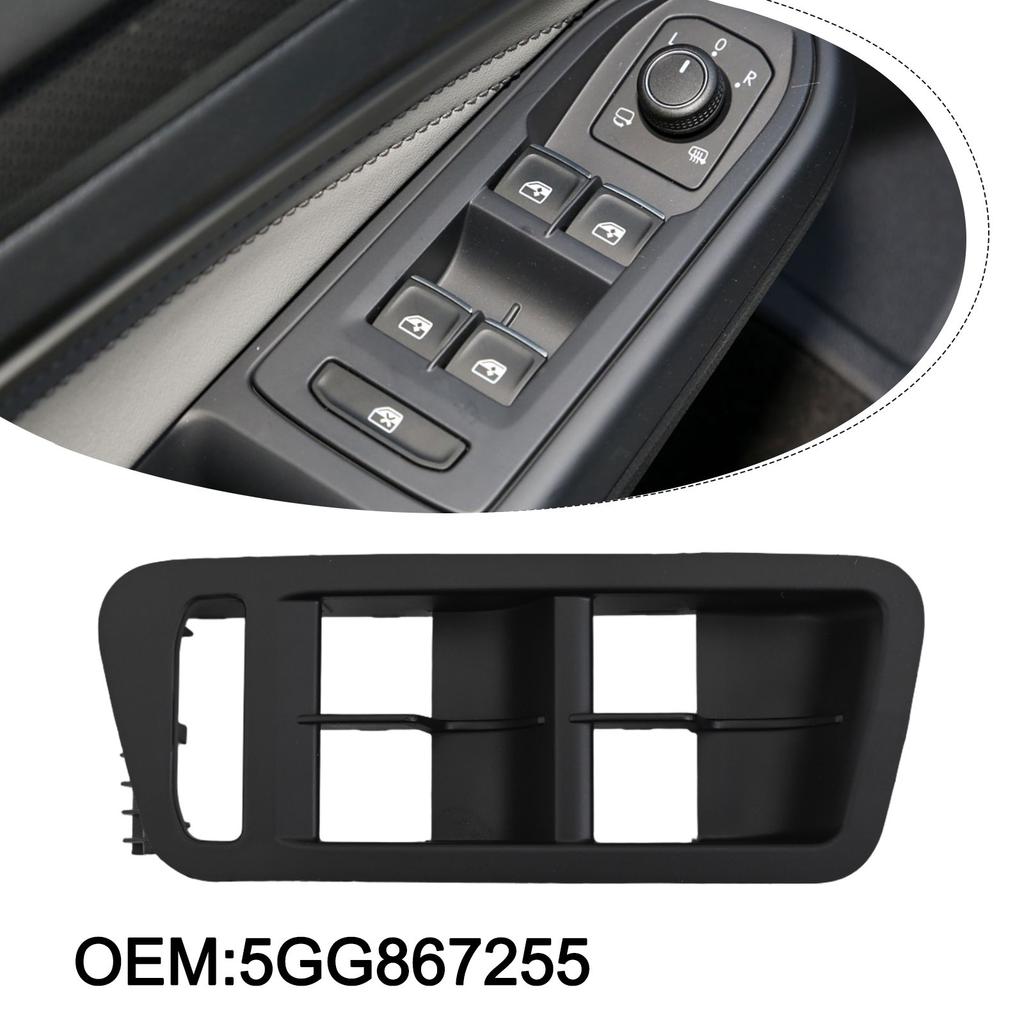 Für GOLF 7 und Für GTI Für MK7 Kompatibles Fensterheber-Steuerteil Schwarz ABS