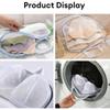 2Pcs Bra Laundry Bag Special Bra Cover For Household Washing Machine Anti-Deformation Underwear Washing Bag with Zipper
