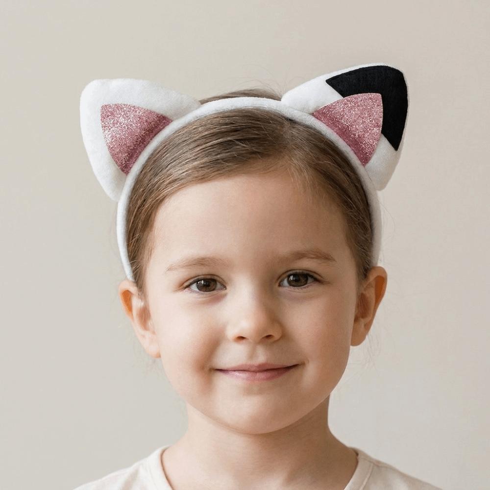 Korean Style Cat Ears Headband Thin Hair Hoop Funny Headwear  Gift