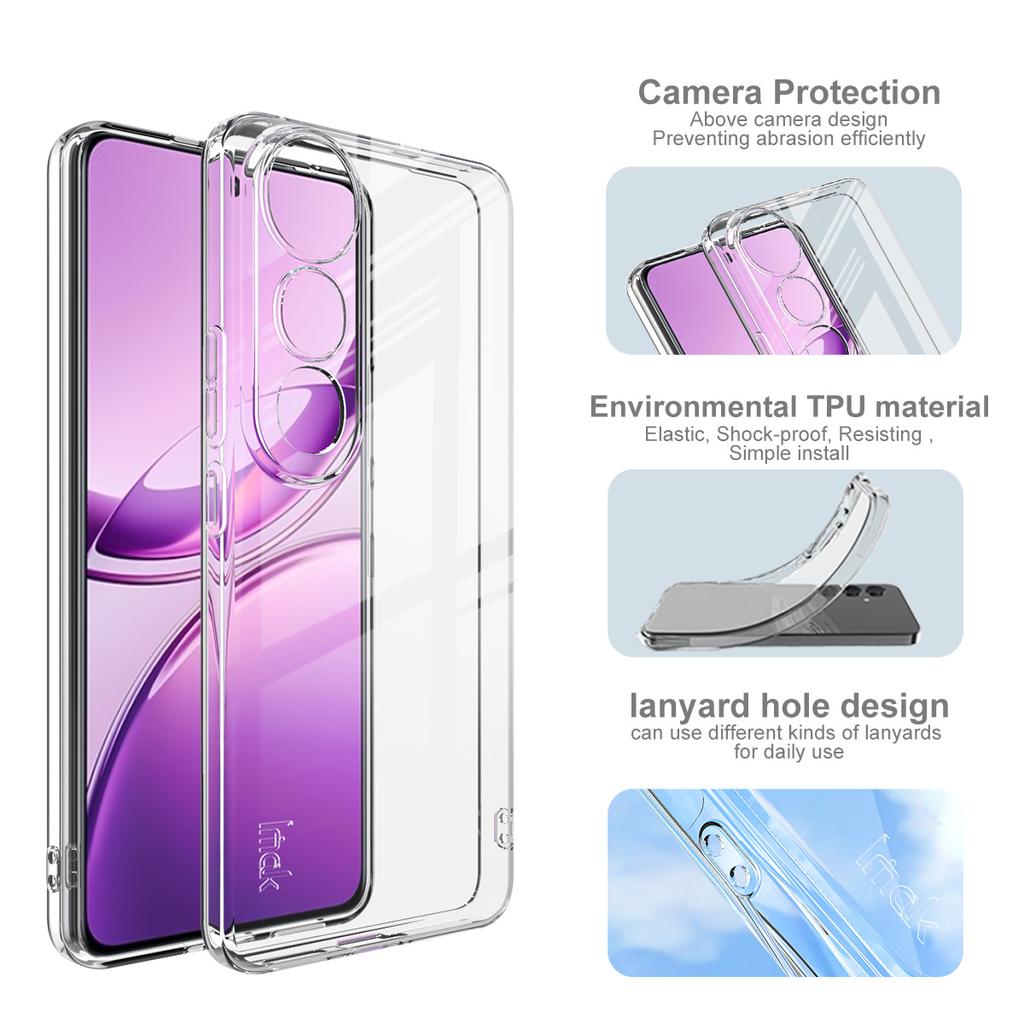 IMAK UX-5 Series For vivo V50 Lite 5G Case Shockproof TPU Clear Slim Back Shell