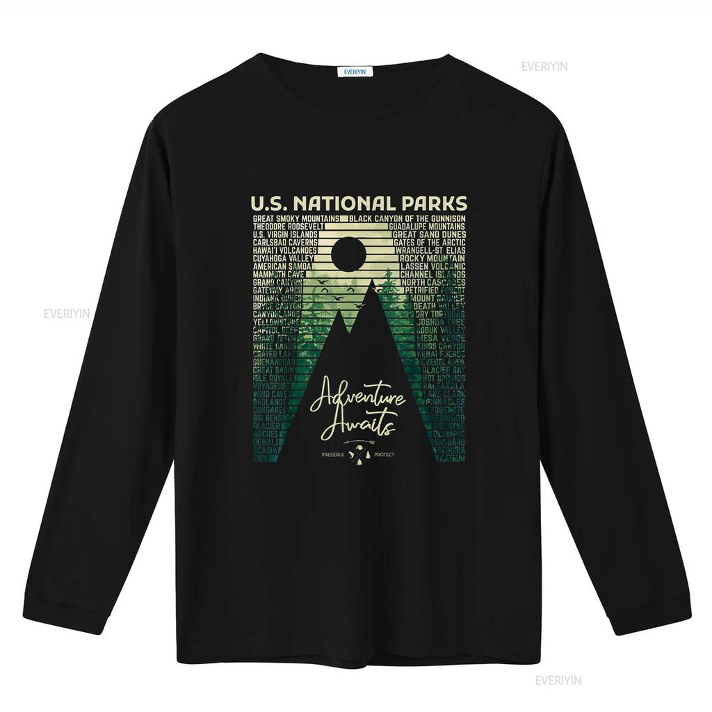 National Parks List US Park Vintage Camping Hiking T Shirt vintage Washed graphic Unisex Soft designer clothes fashion