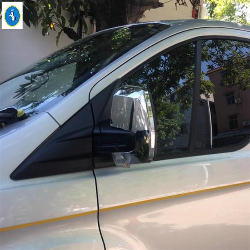 Shiny Style Rearview Mirror / Side Door Handle / Rear Door Handle Bowl Cover Trim For Ford TRANSIT  2024 2025 Accessories