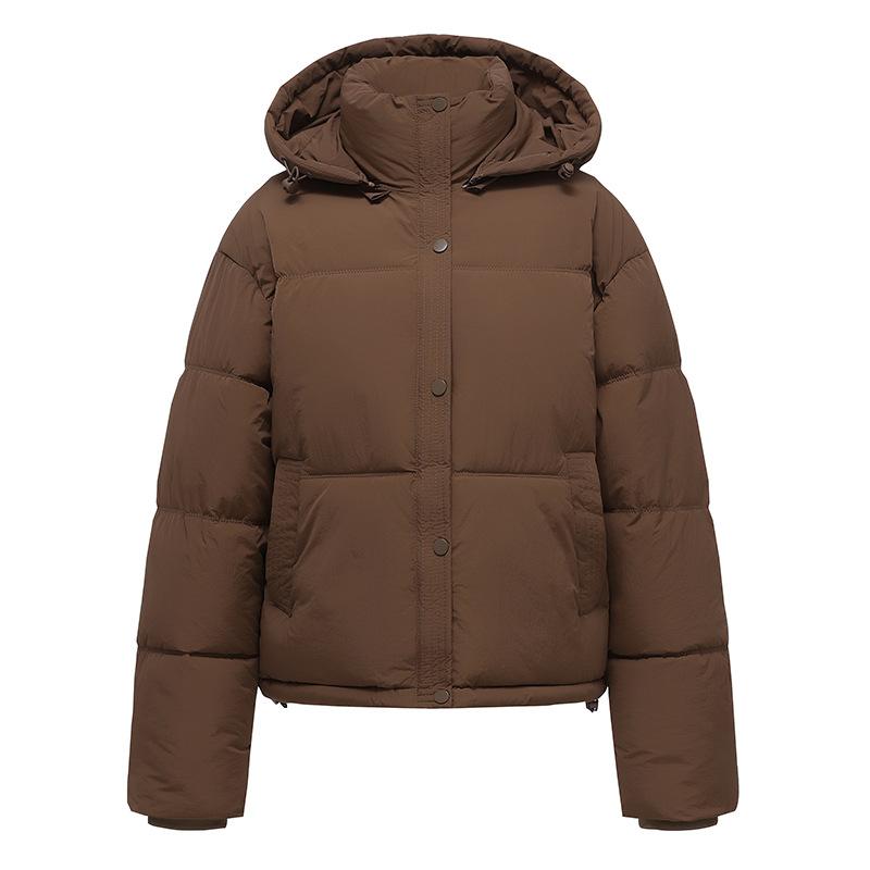 Women’s Short Windproof Thicken Warm Winter Jacket With Detachable Hood 5 Colors