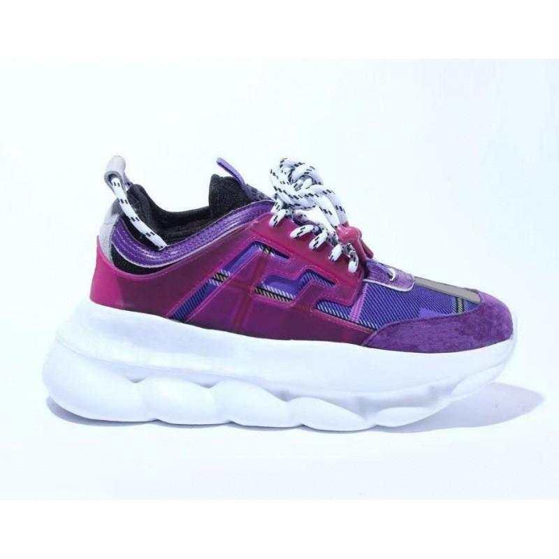 Z Chain Chunky Sneakers Men Women Lightweight Breathable Casual Running Shoes With Thick Sole Height Increase