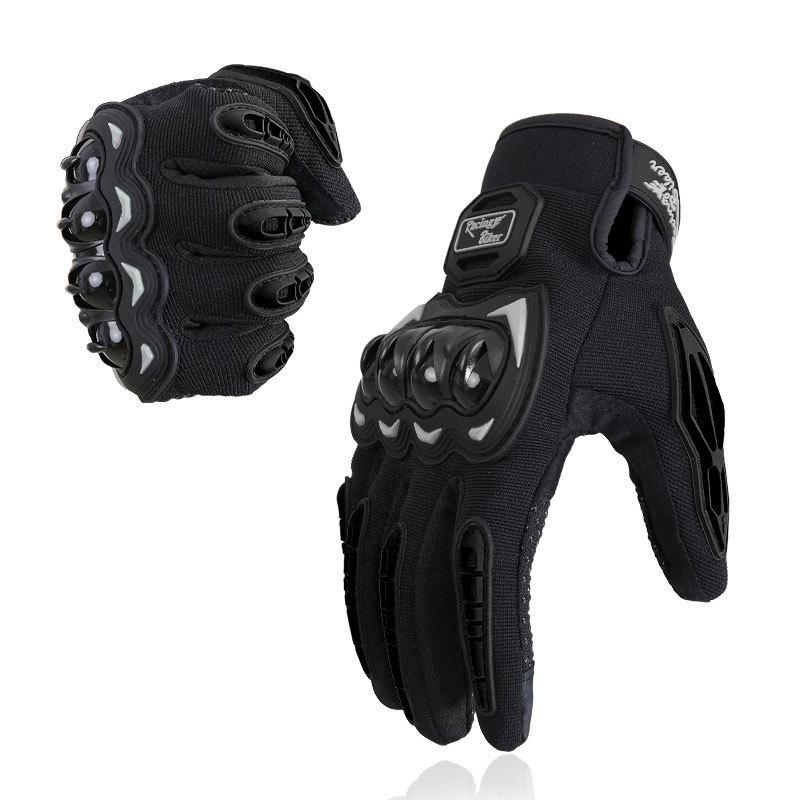 Men's Off-road Touchscreen Motorcycle Riding Gloves - Spring/Summer, Protective Anti-fall Hard Shell