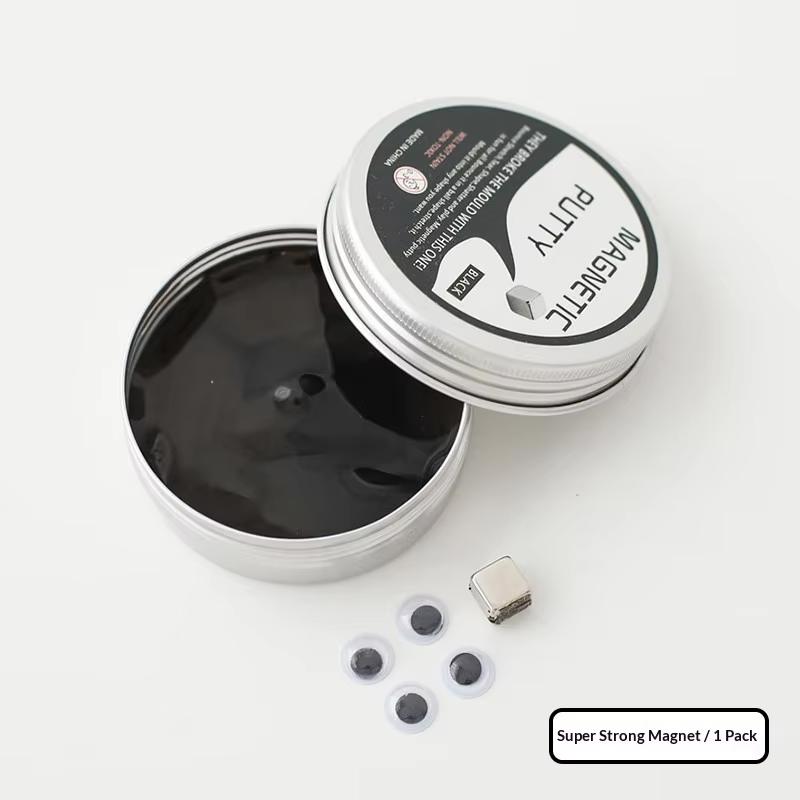 New Magnetic Putty Slime Gravity Cute Magnet Toy Black Tech Science Kit Educational Fidget Toy For Elementary School Students
