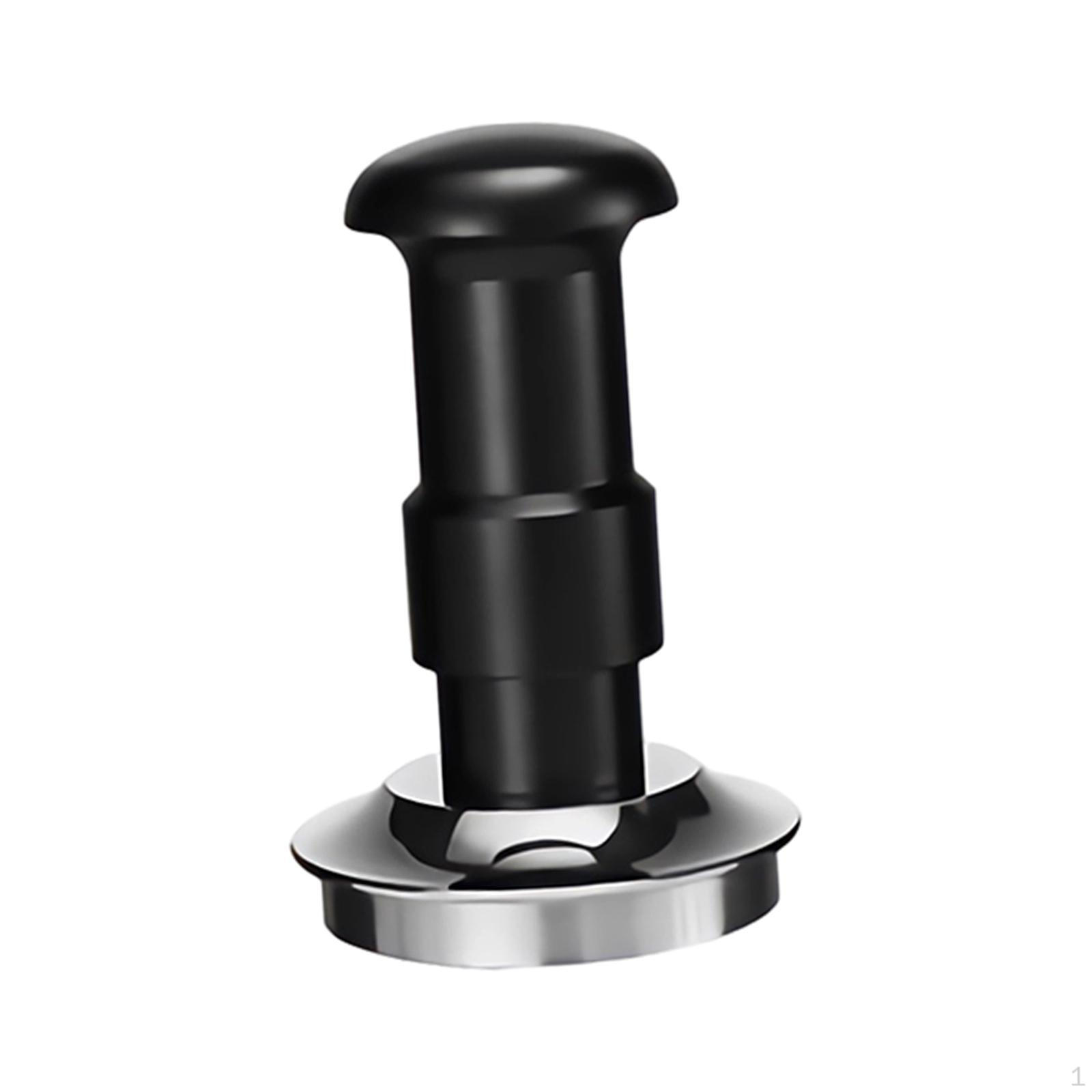 

Coffee Tampers Dual Spring Loaded Tamper Stainless Steel Ripple Base Heavy Duty Espresso Hand 53mm