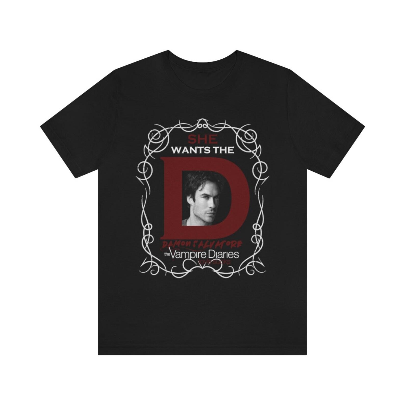Damon Salvatore - Vampire Diaries Bella Canvas Unisex Jersey Short Sleeve Tee 100