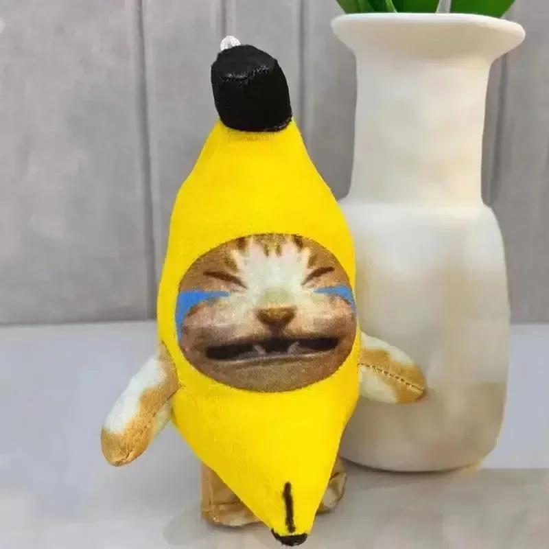 High-Quality 17Cmbanana High-Quality Cat High-Quality Doll High-Quality Pendant High-Quality Keychain High-Quality Crying High-Quality Happy