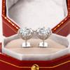 Fashion Versatile Female Cubic Zirconia Stud Earrings High Quality Silver Color Ear Piercing Earrings Women Jewelry Bulk