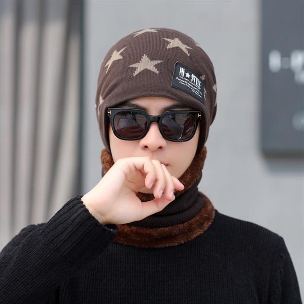 Stunning Neck Warmer Beanie Set/Fur Hat Winter Hat