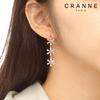 Flower Cubic Drop Earrings C24EB298