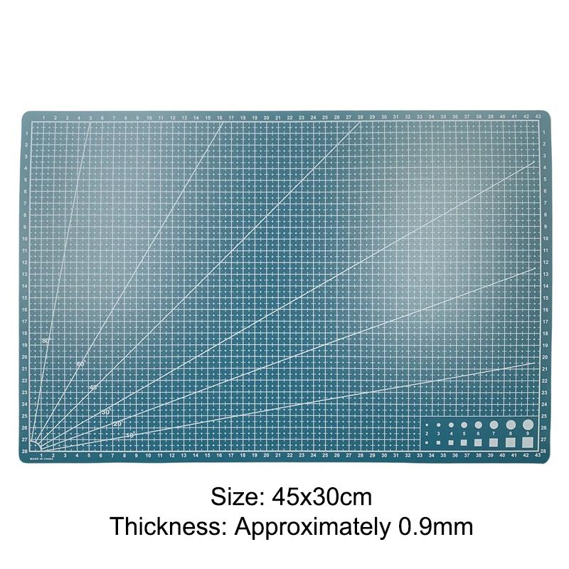 A3 A4 A5Pvc Cutting Mat Single Side Patchwork Cut Pad For Workbench Patchwork Sewing Manual Diy Knife Engraving Leather Cutting