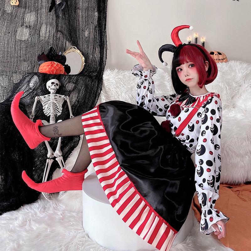 

Хэллоуин Взрослый Костюм Костюм Клоуна Костюм Сценического Мага M