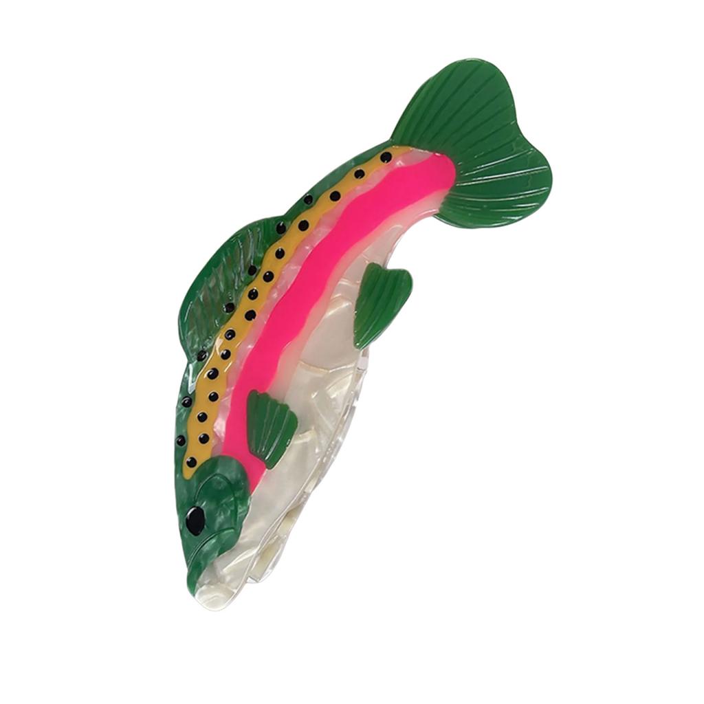 Valentine's Day Hair Clip Large Hair Claw Clip Fashion Hair Adornment Holder Fish Barrettes Hair Styling Tool