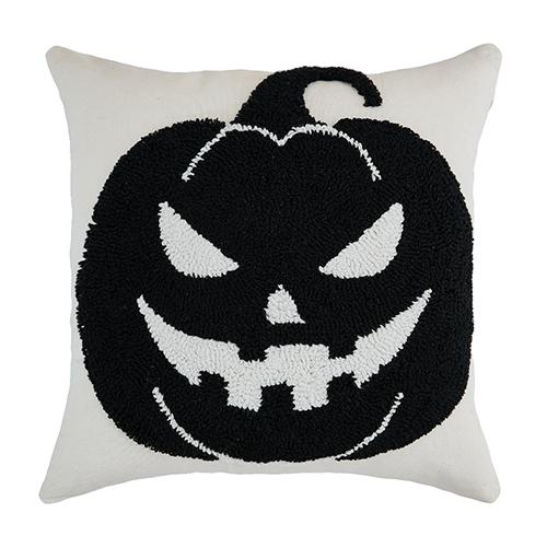 1PC LOZUJOJU Halloween Pillowcase Ghost Pumpkin Pattern Embroidered Soft Cushion Cover for Sofa Living Room Bedroom Home Decor