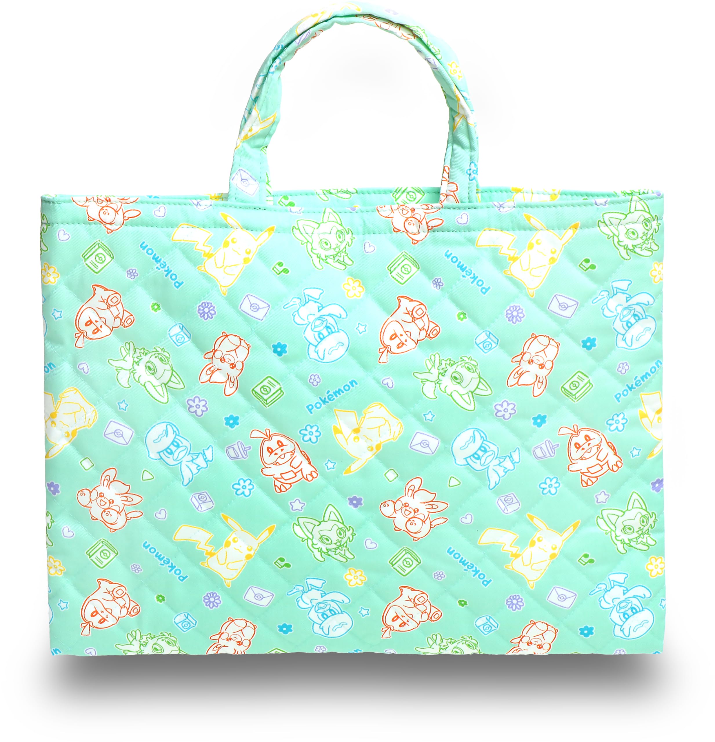 

Стеганая сумка для уроков для детей QPKE2181 Мятный [Покемон] мятный