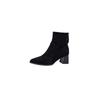 Boots Autumn and Winter Women Sock Ankle Boots Fashion Square Heel Ladies Elegant Elastic Fabric Short Booties Women's Footwear