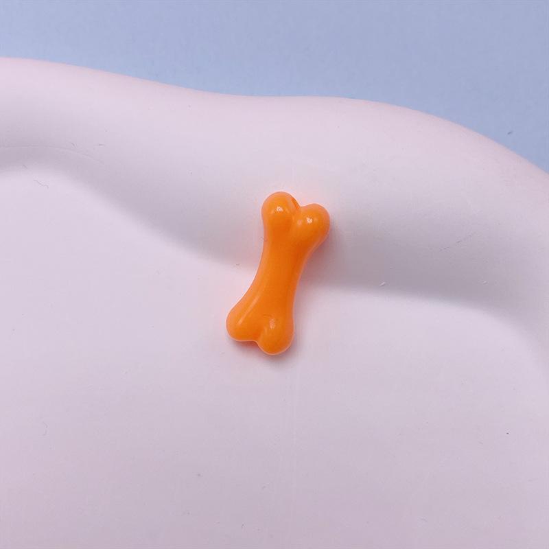 Z05 50pcs 18mm Interest Bone Shape Acrylic Beads Loose Spacer Beads Handmade Jewelry Making DIY Bracelet Earrings Accessories