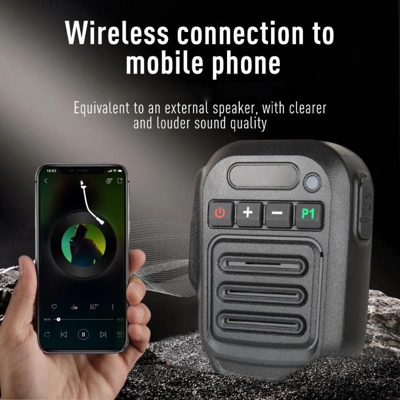 Wireless Speaker Microphone Suitable For Two Way Radios With Long Battery Lifes And Clear Sound Emergency Response Team