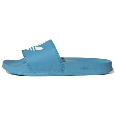 Sandale de damă Originals Adilette Lite cu talpă groasă, de exterior, turnate dintr-o singură bucată, tip slip-on, albastre FY6542