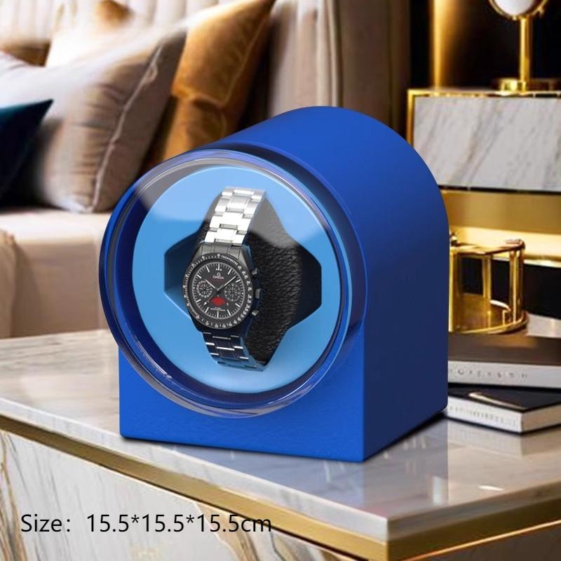 

Household Single Watch Winder Mechanical Watches Winding Machine Noise Reduction Watch Winders Clock Time Watches Storage Box US