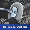 Car Wash Brush Car Cleaning Brush Telescoping Long Handle Mop Soft Hair Chenille Universal Window Wash Auto Accessories