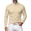 Men S Autumn Winter Slim Fit Half Mock Neck Long Sleeve T Shirt